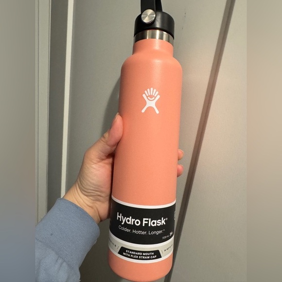 NWT Hydro Flask Grapefruit Water Bottle 24 oz skinny sip top lid - Picture 2 of 4